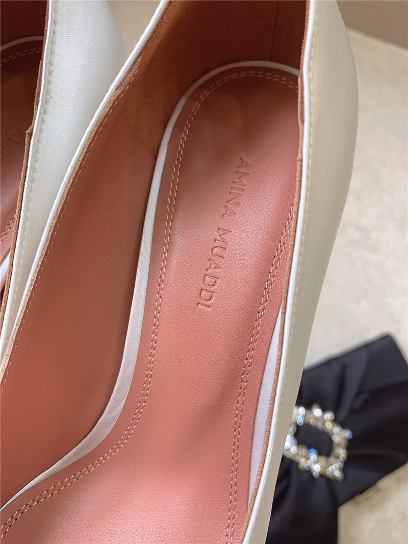 Amina Muaddi New Arrival Crystal Pumps
