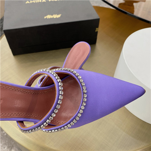 amina muaddi heels sandals