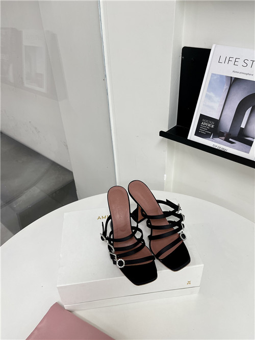 amina muaddi awge heels sandals