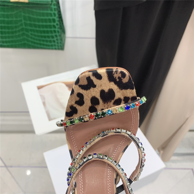 Amina Replica rhinestone heeled sandals
