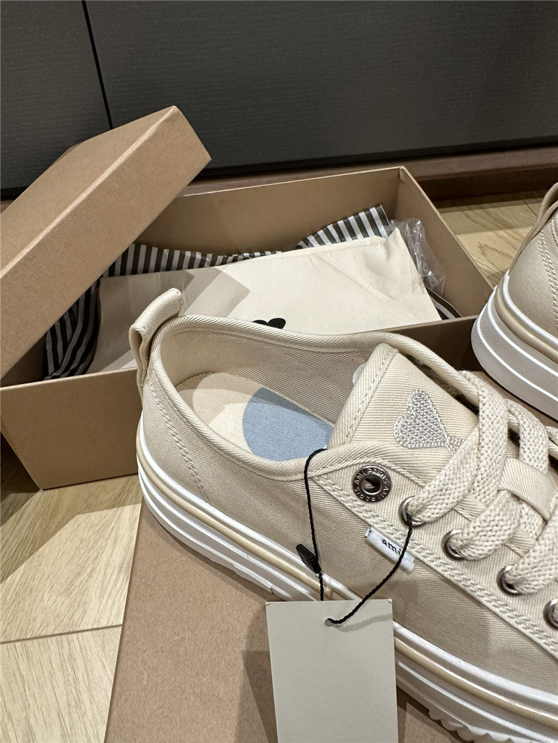 Amina Muaddi Denim Loafers