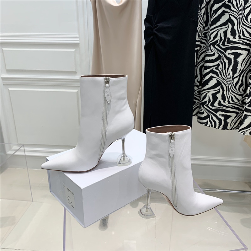 Amina Muaddi Dupes short boots