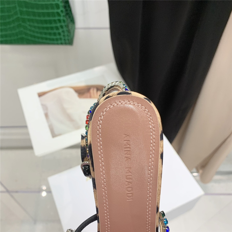 Amina Replica rhinestone heeled sandals