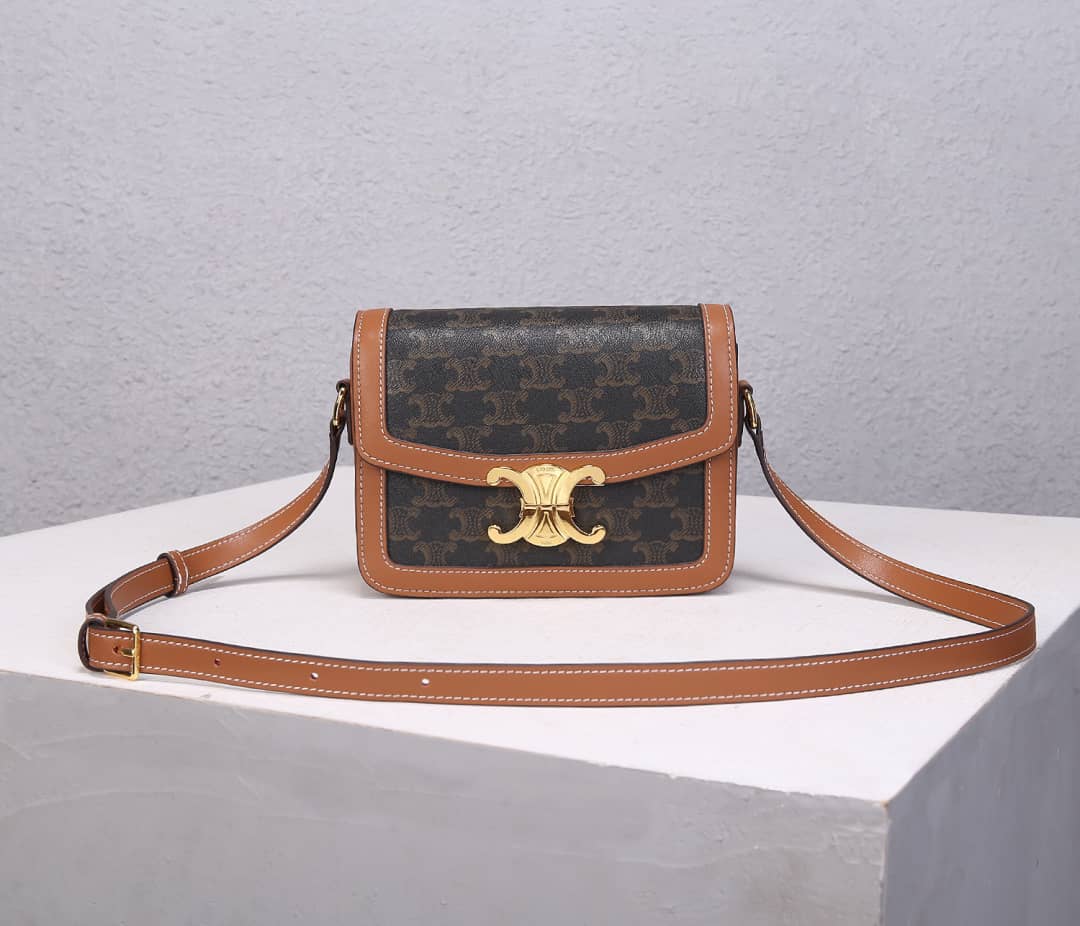 Celine Small Besace 16 Cowhide Replica Saddle Bag