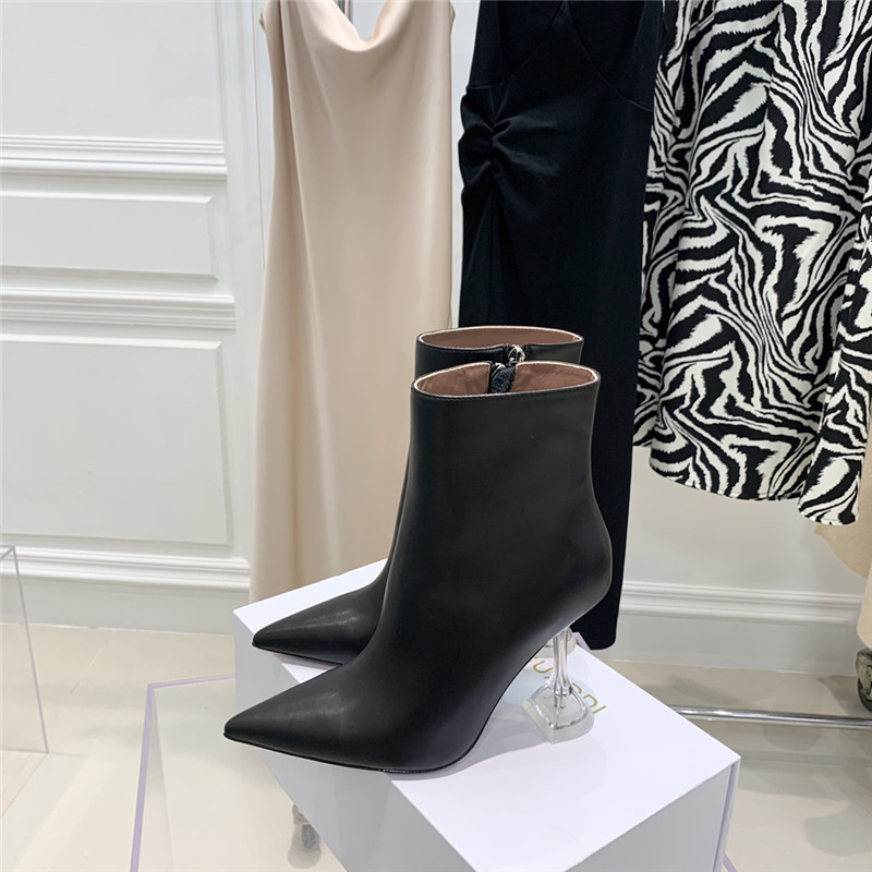 Amina Muaddi Dupes short boots