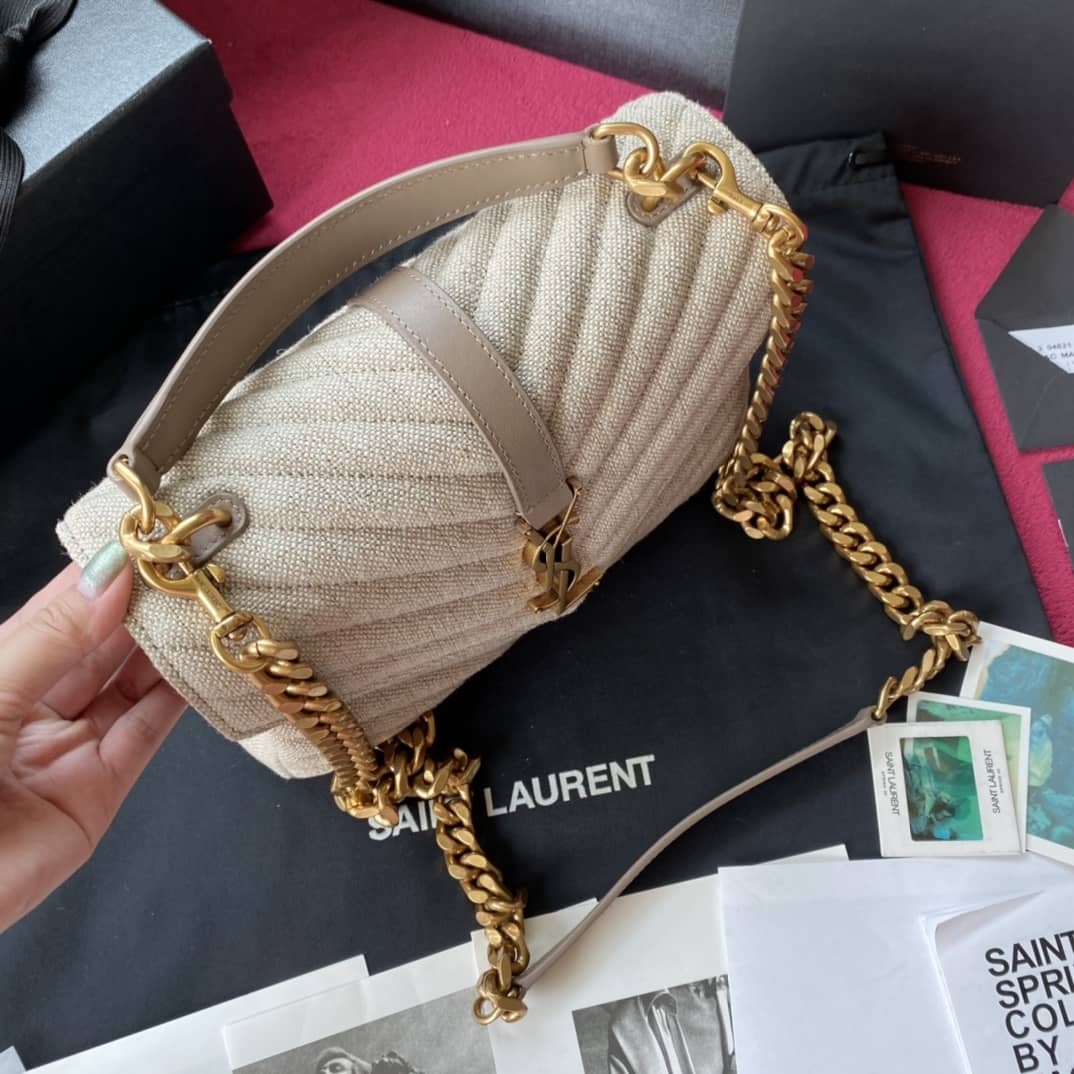 YSL Dupes Bags Saint Laurent YSL Quilted Monogram College Shoulder Bag