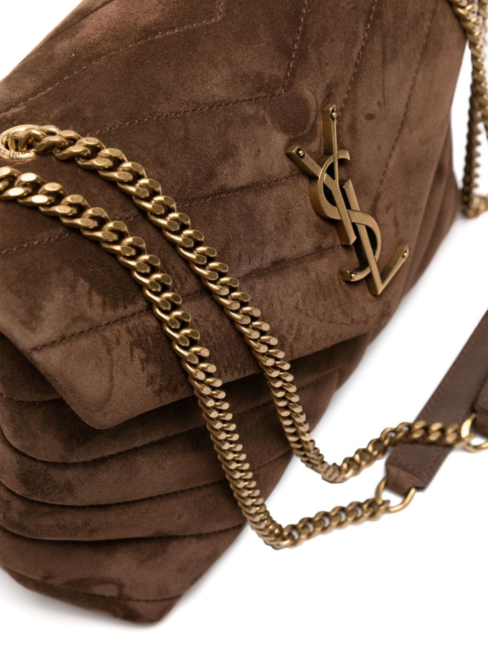 YSL Replica Saint Laurent small Loulou suede shoulder bag