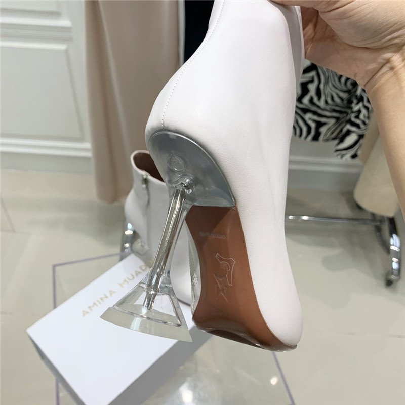 Amina Muaddi Dupes short boots