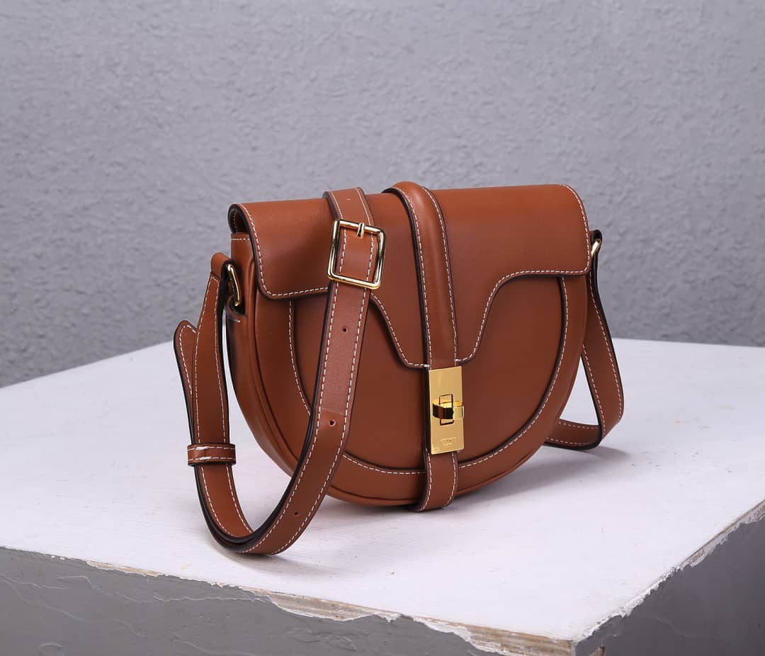 Celine Small Besace 16 Cowhide Replica Saddle Bag