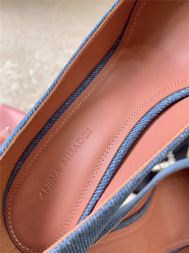 Amina Muaddi New Arrival Crystal Pumps