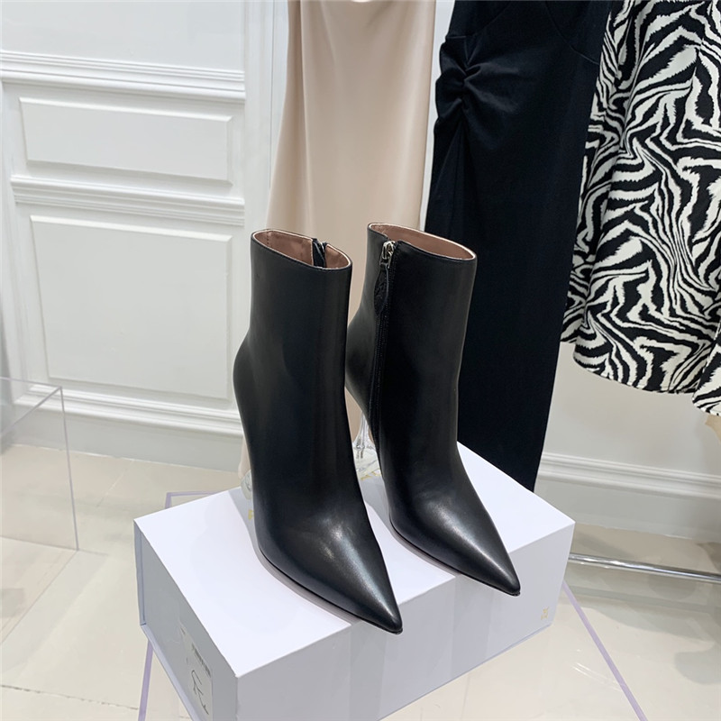 Amina Muaddi Dupes short boots