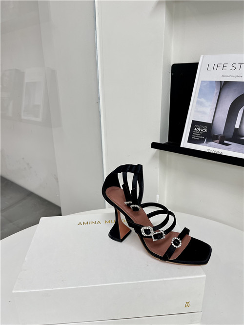 amina muaddi awge heels sandals