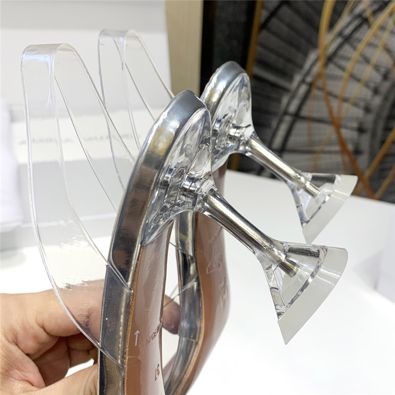 amina muaddi crystal heel pumps