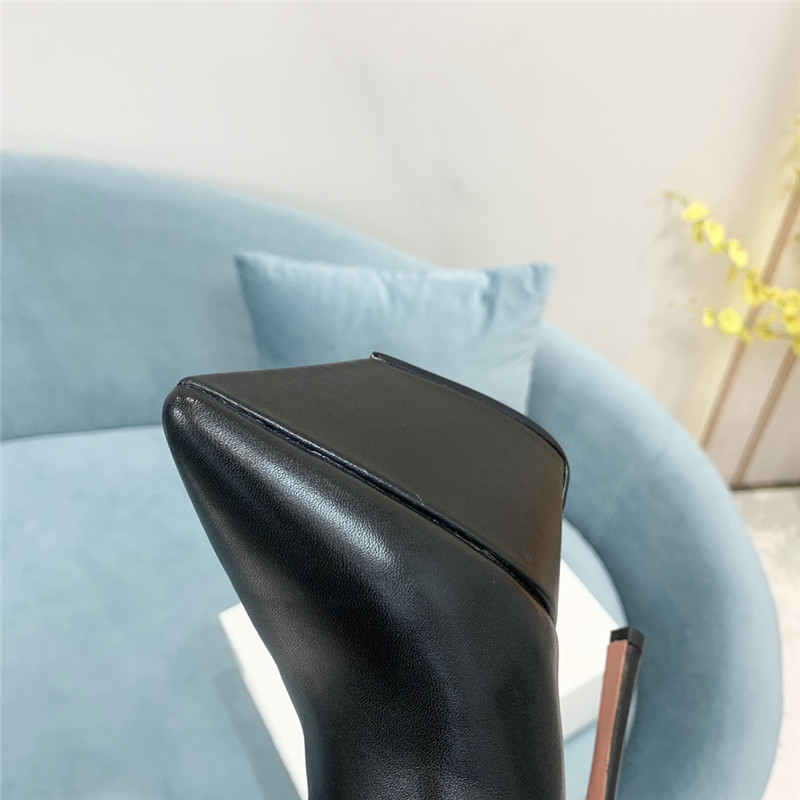 amina muaddi pointed toe heeled booties