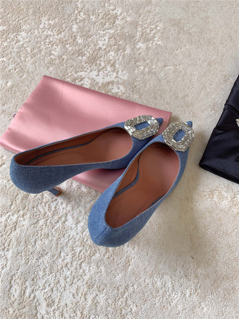 Amina Muaddi New Arrival Crystal Pumps