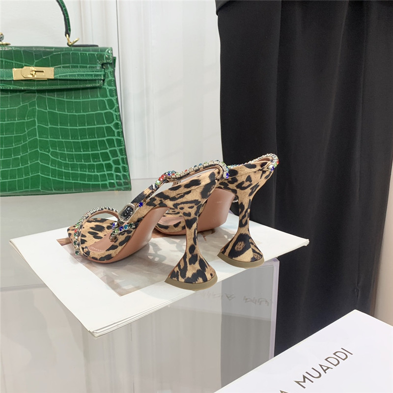 Amina Replica rhinestone heeled sandals