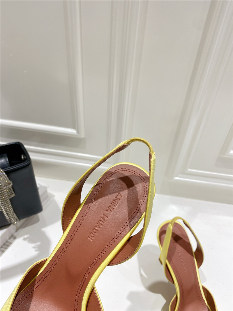 AMINA MUADDI high-end rhinestone original buckle pumps