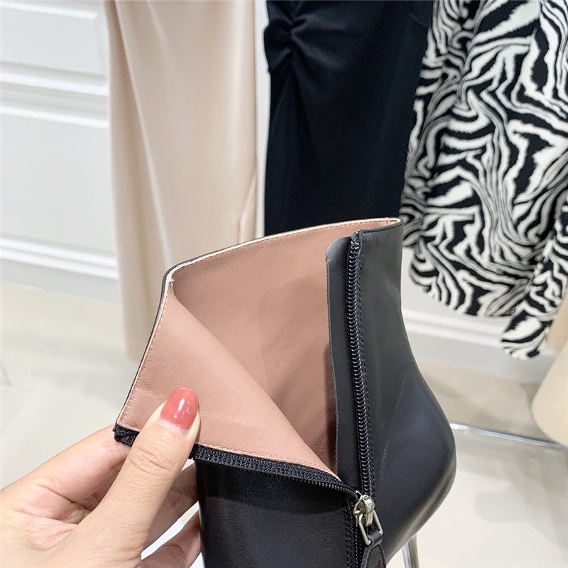 Amina Muaddi Dupes short boots