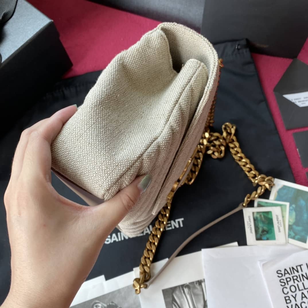 YSL Dupes Bags Saint Laurent YSL Quilted Monogram College Shoulder Bag