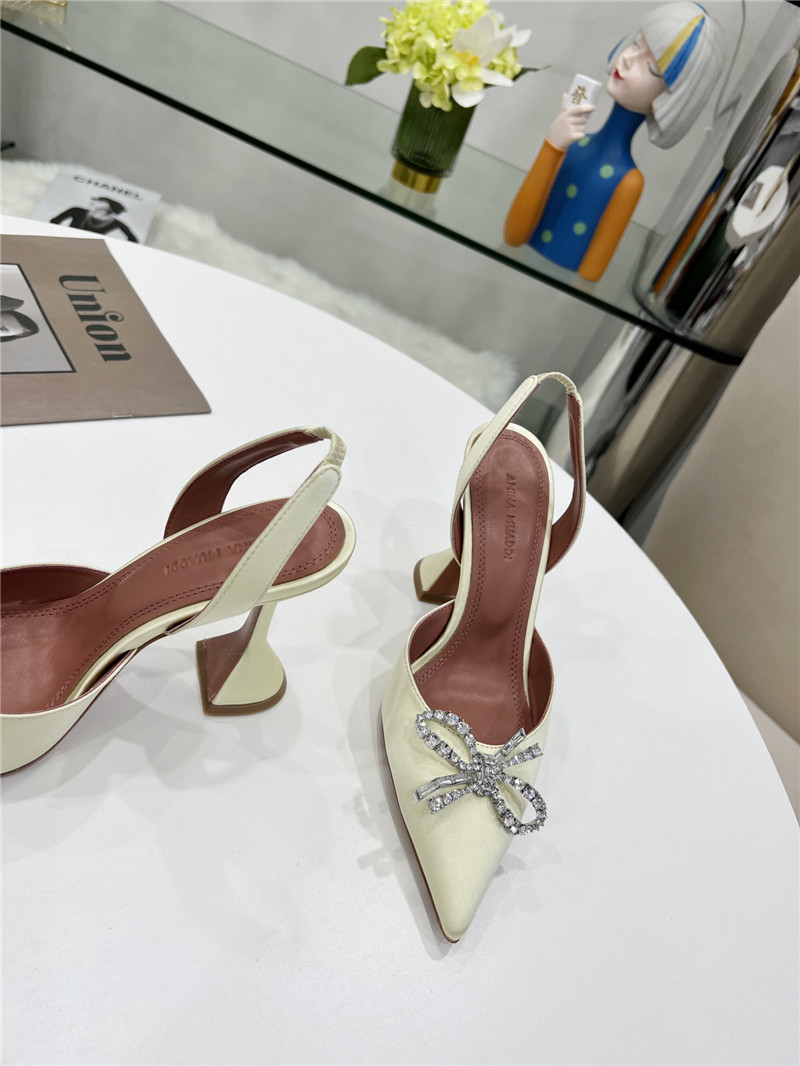 AMINA MUADDI high-end rhinestone original buckle pumps