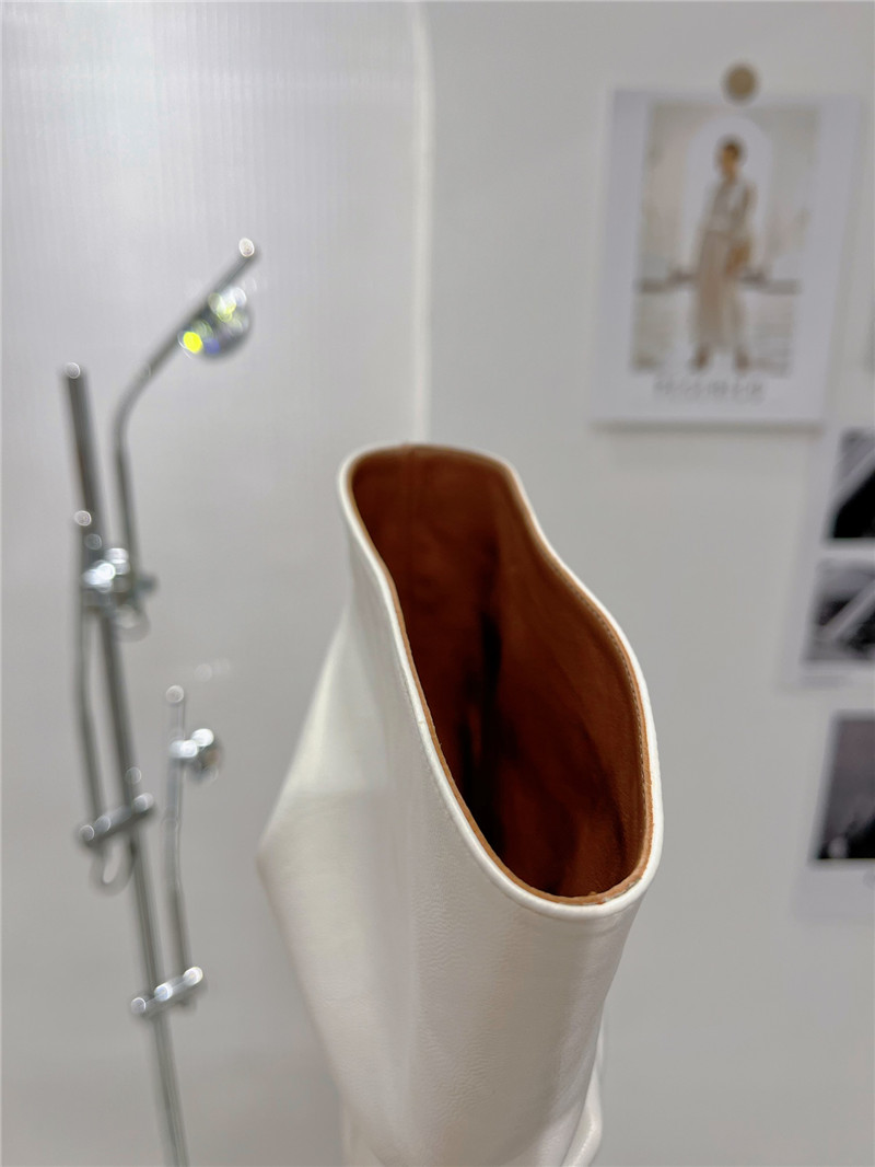 amina muaddi leather ankle boots