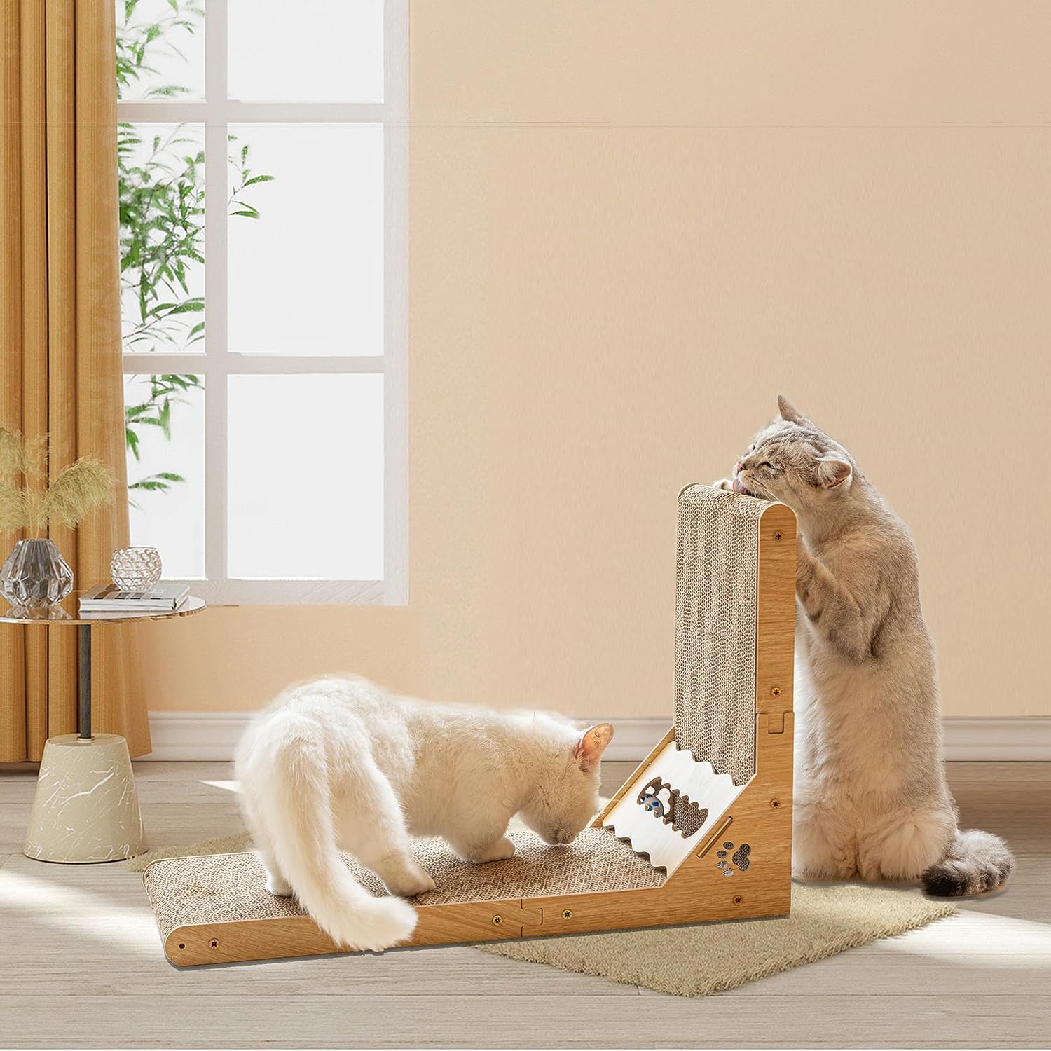 L Shape Cardboard Cat Scratcher