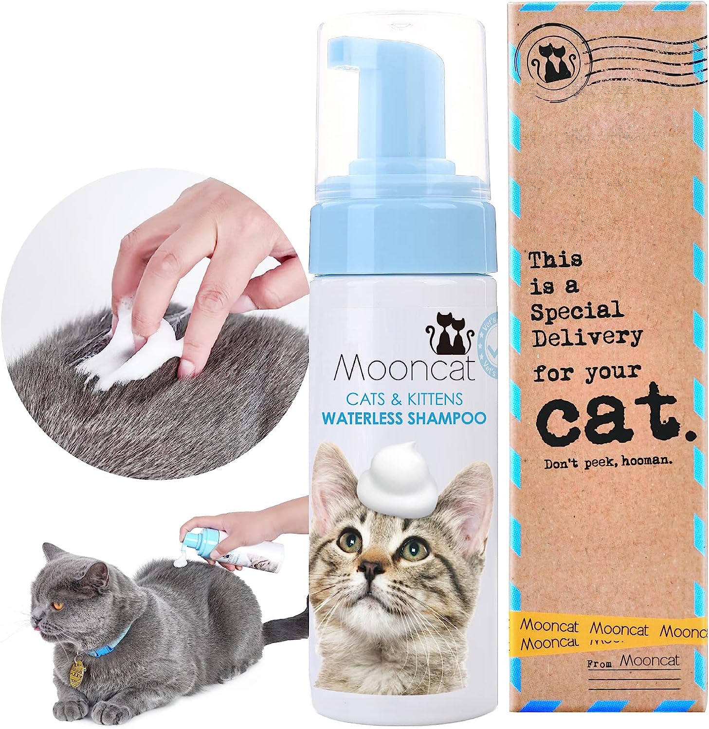 Mooncat Waterless Cat Shampoo