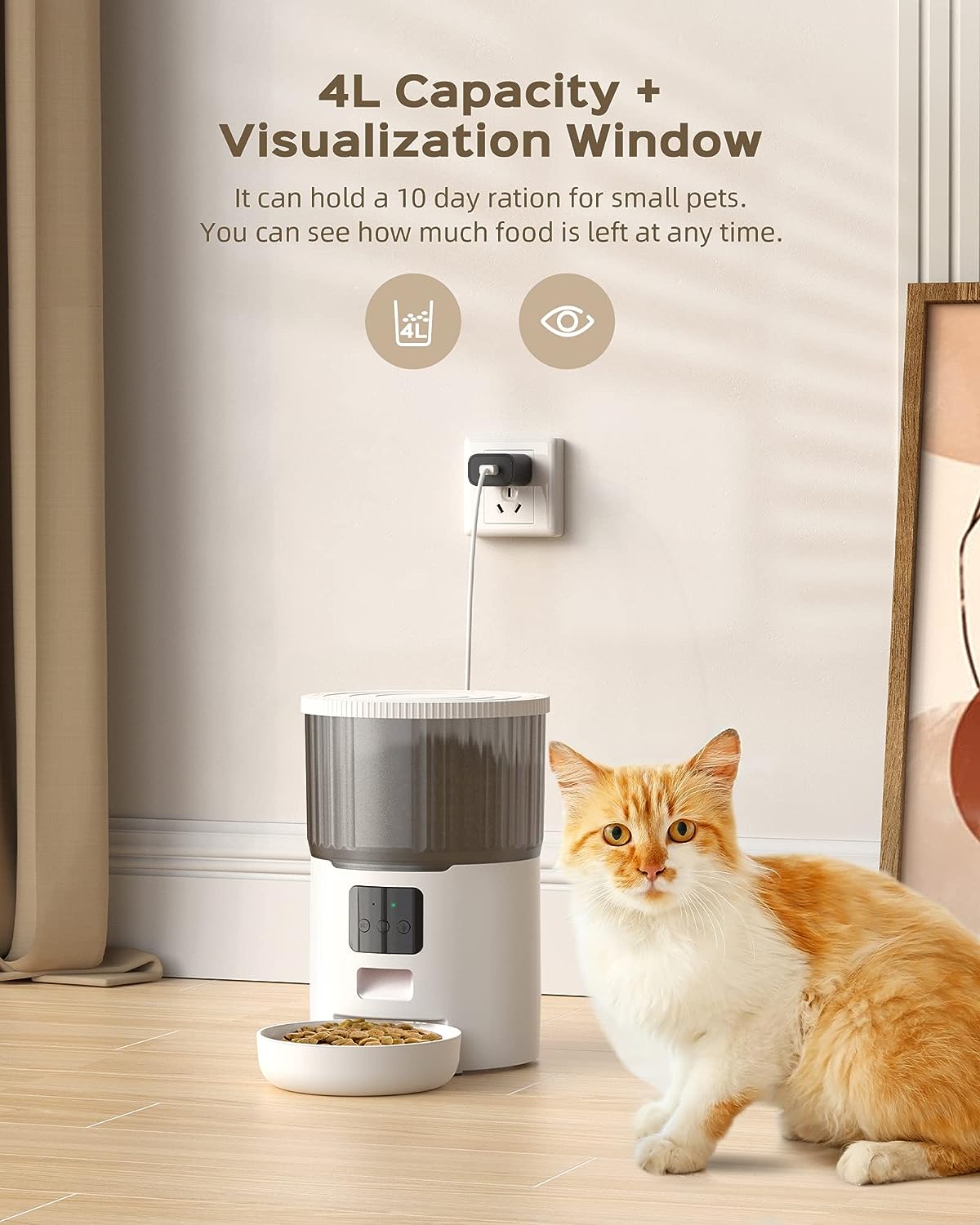 UIOOQ Automatic Cat Feeders