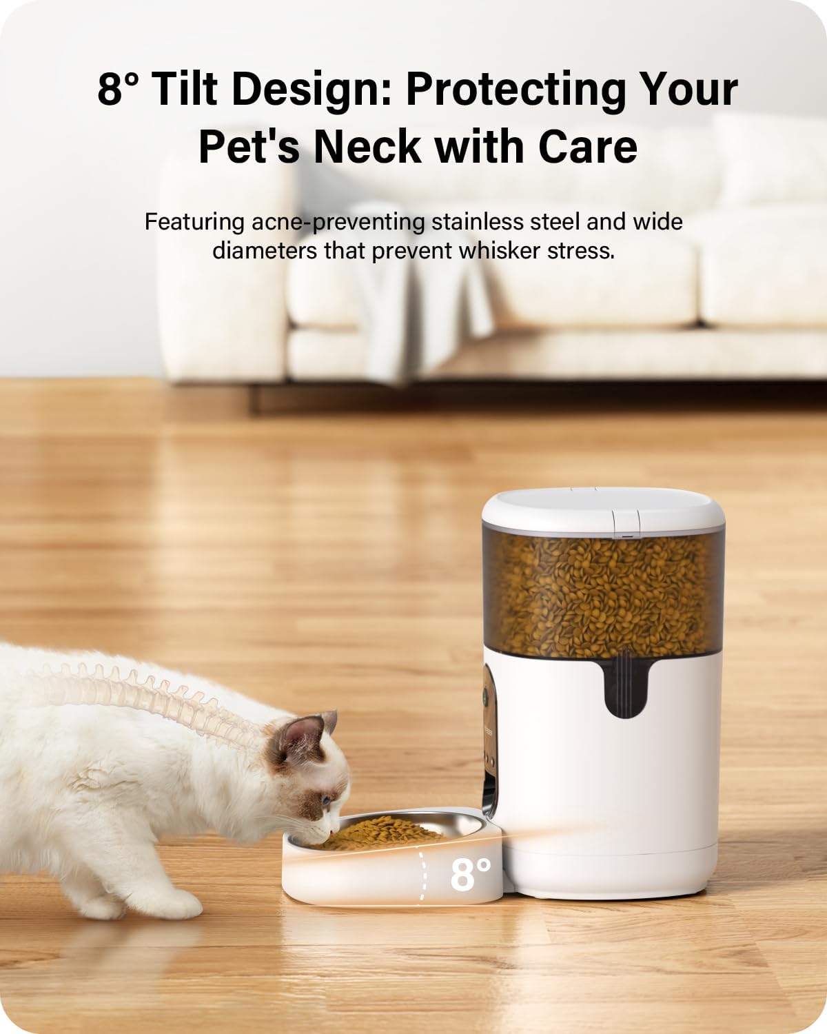Hicreate Automatic Cat Food Dispenser with Camera