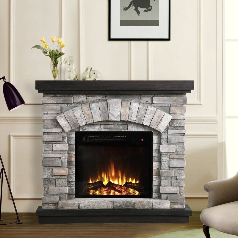 36'' W Electric Fireplace LIDL