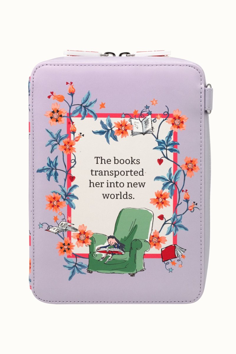 Matilda Firework Floral Kids Novelty Book Cross Body Bag