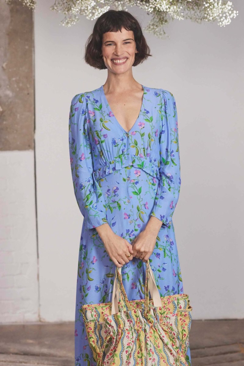 Sweet Pea Ruffle Tea Dress