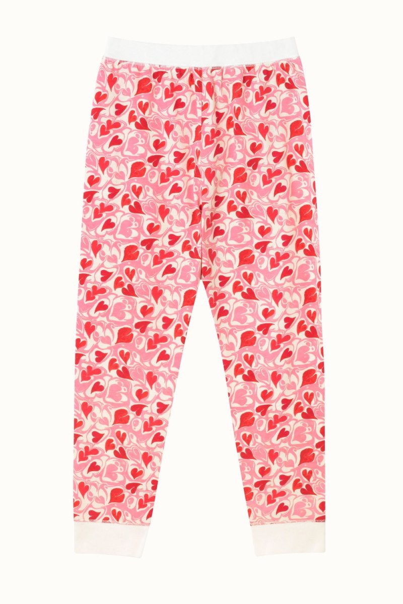 Marble Hearts Ditsy Long Sleeve Jersey PJs (1-12 Years)