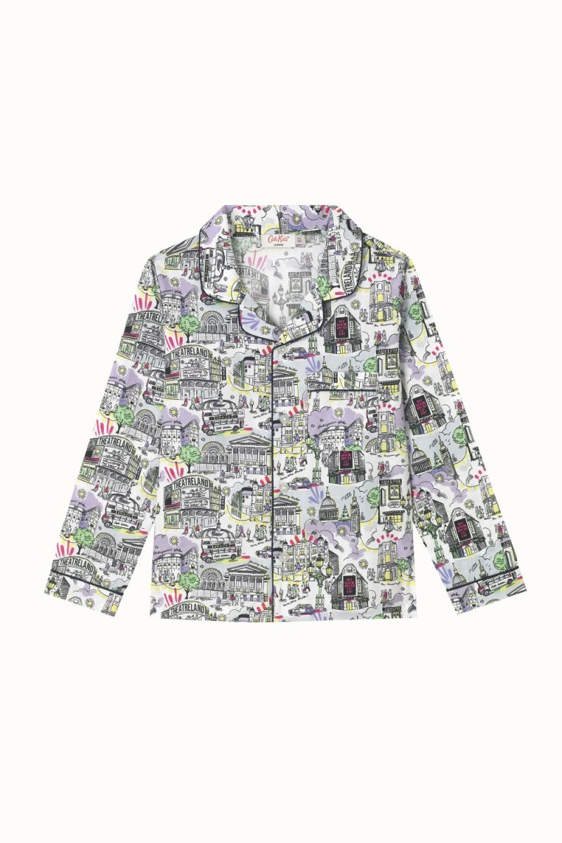 London West End Long Sleeve Woven PJs (1-12 Years)