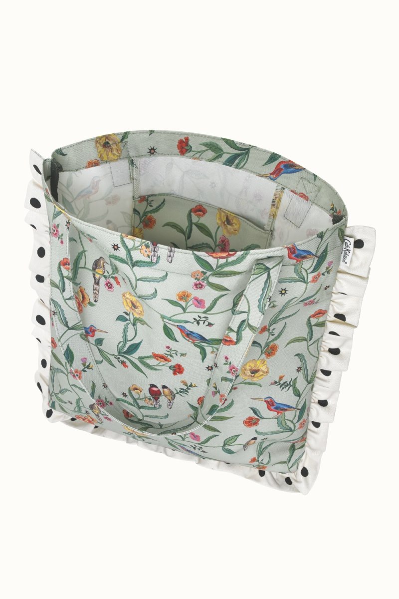 Summer Birds Frill Tote