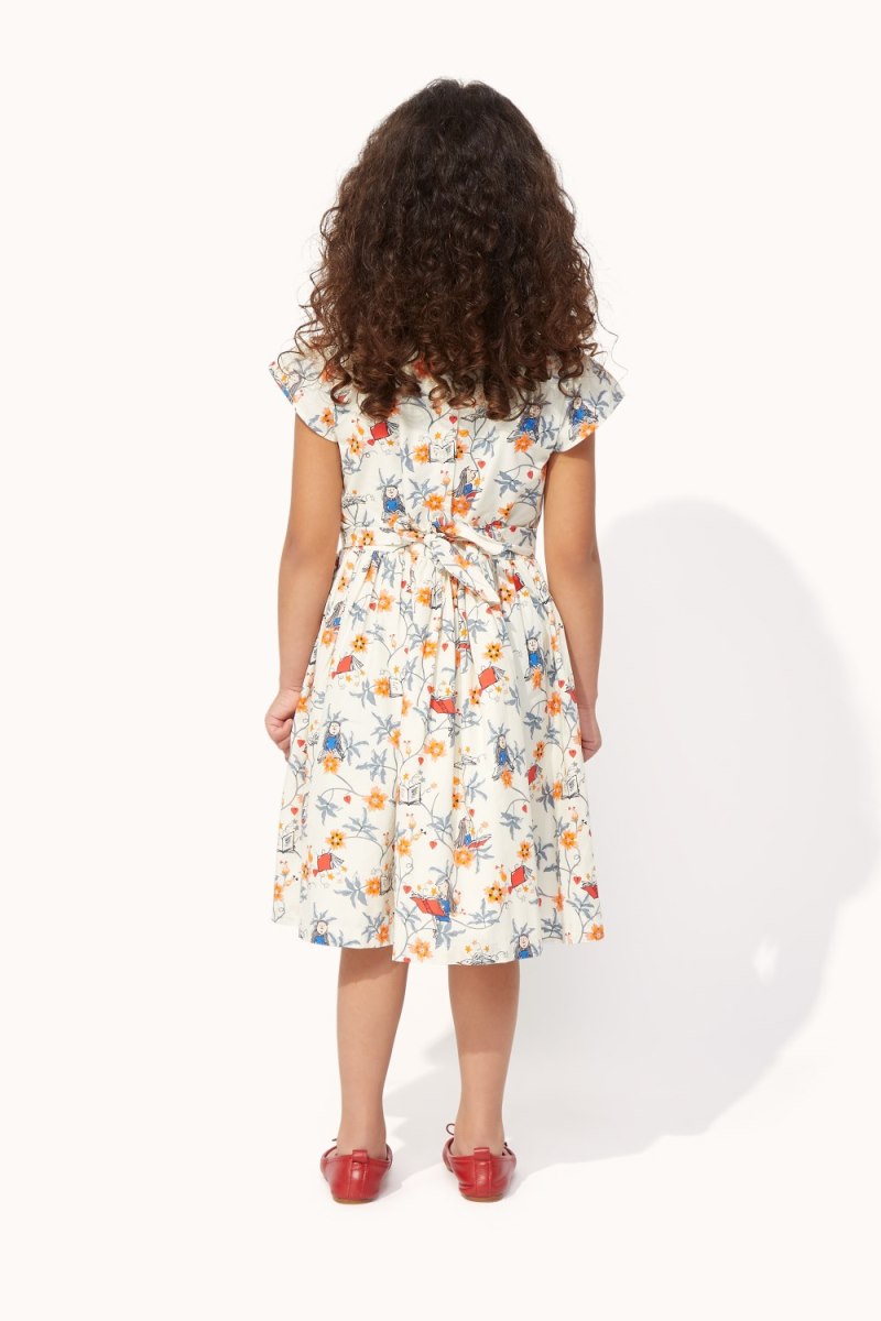 Matilda Firework Floral Tie Back Dress (1-10 Years)