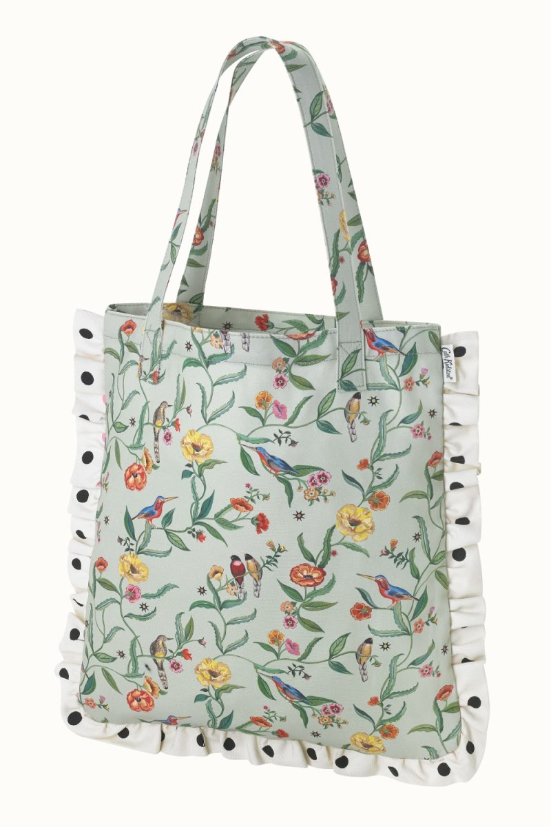 Summer Birds Frill Tote