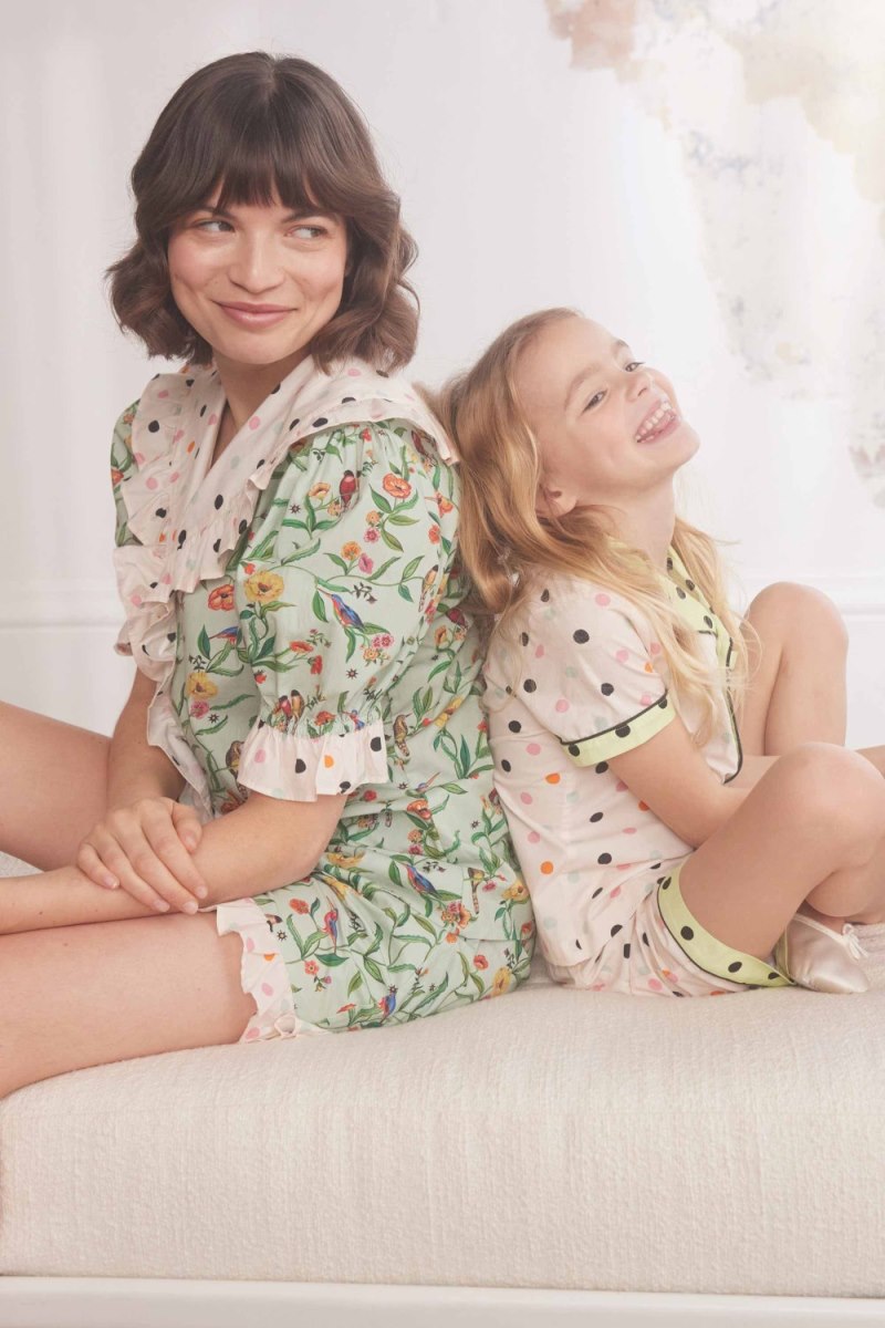 Spot Short Sleeve Woven PJ Set (1-12 Years)