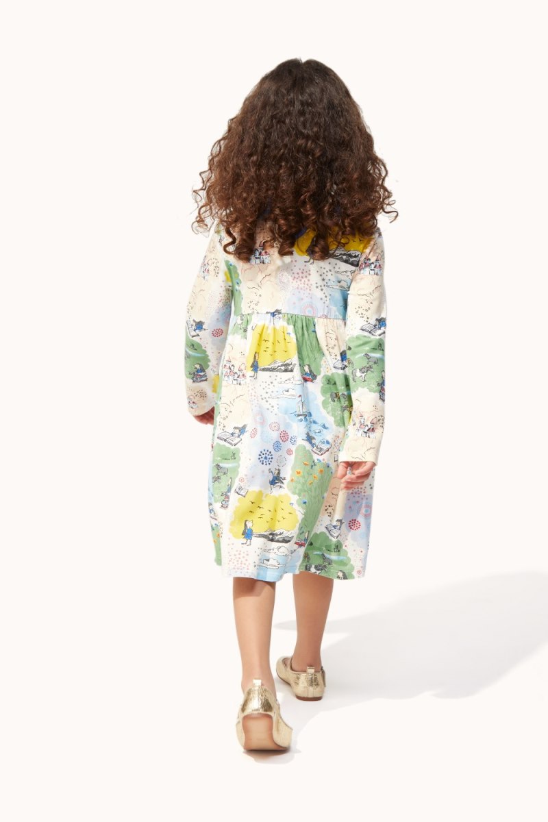 Matilda New Worlds Long Sleeve Collar Sweat Dress (1-10 Years)