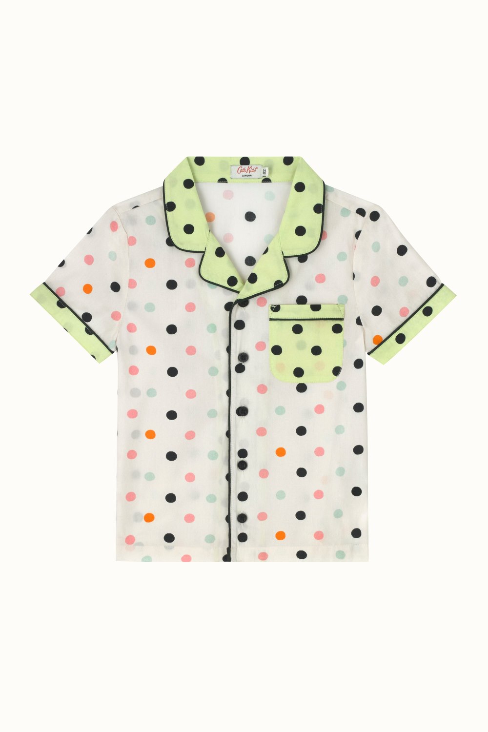 Spot Short Sleeve Woven PJ Set (1-12 Years)