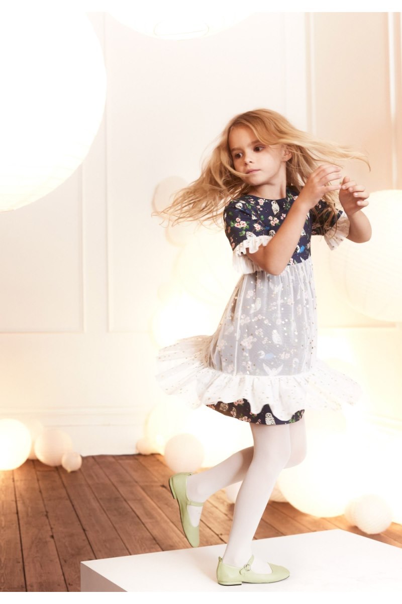 Harry Potter Hedwig & Blossoms Lily Tulle Dress (1-10 Years)