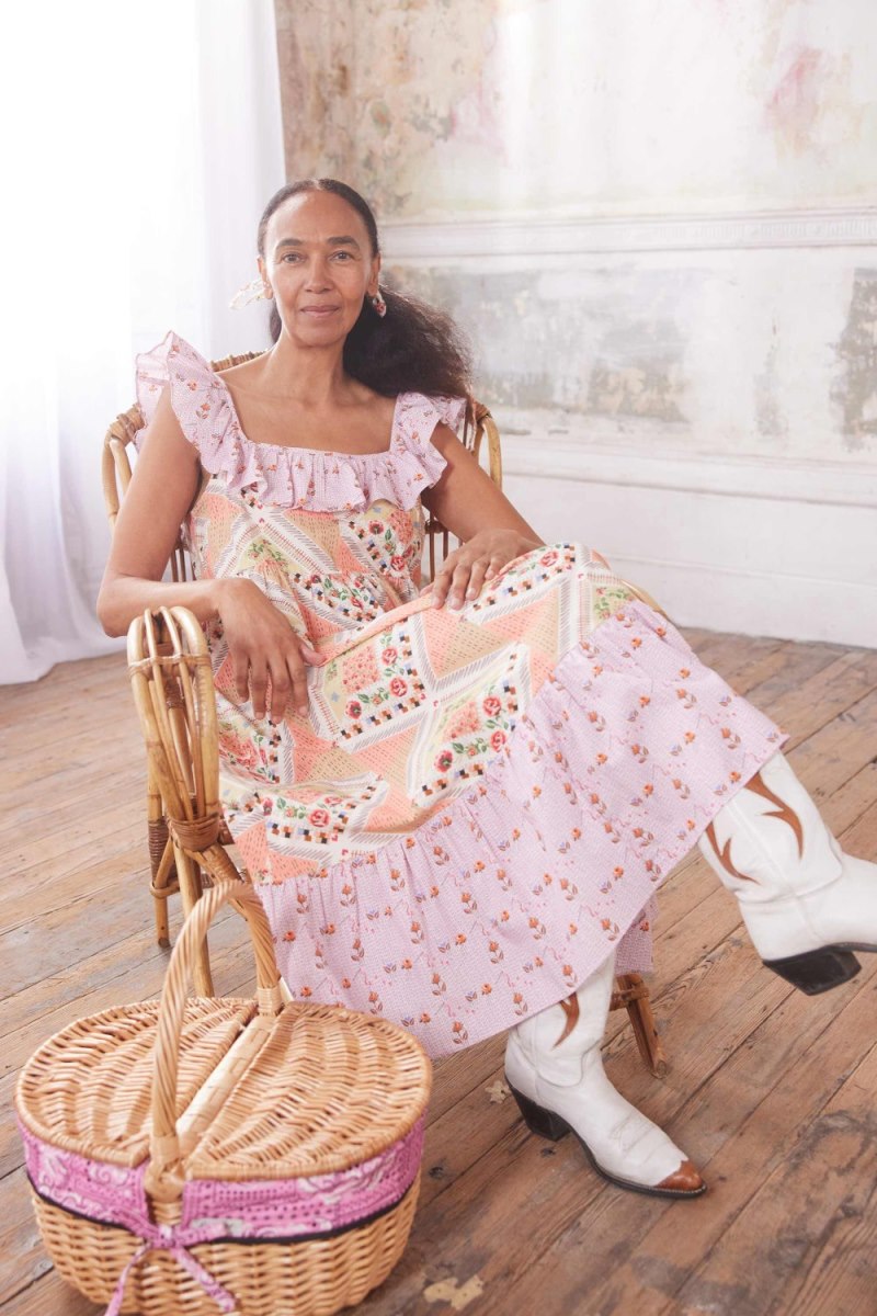 Patchwork Organic Ruffle Dreamer Dress