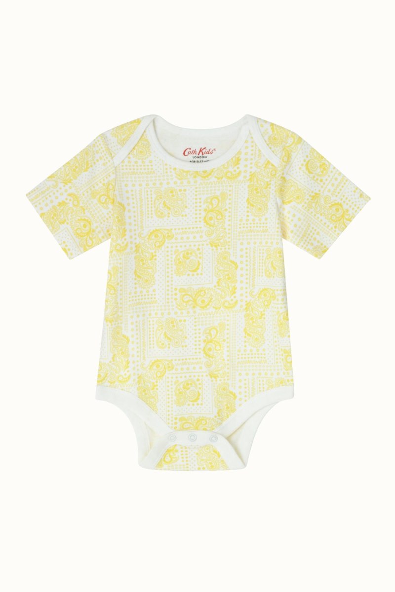 Baby Bandana 2 Pack Short Sleeve Bodysuits (0-24 Months)