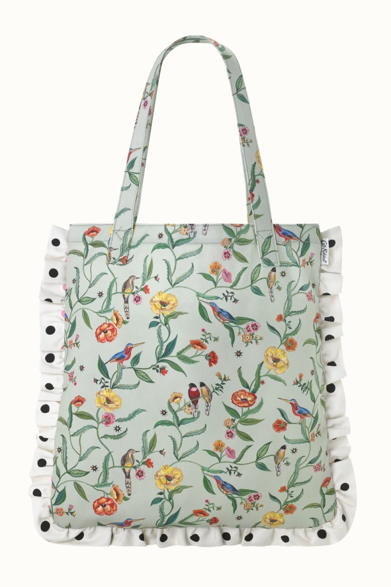 Summer Birds Frill Tote