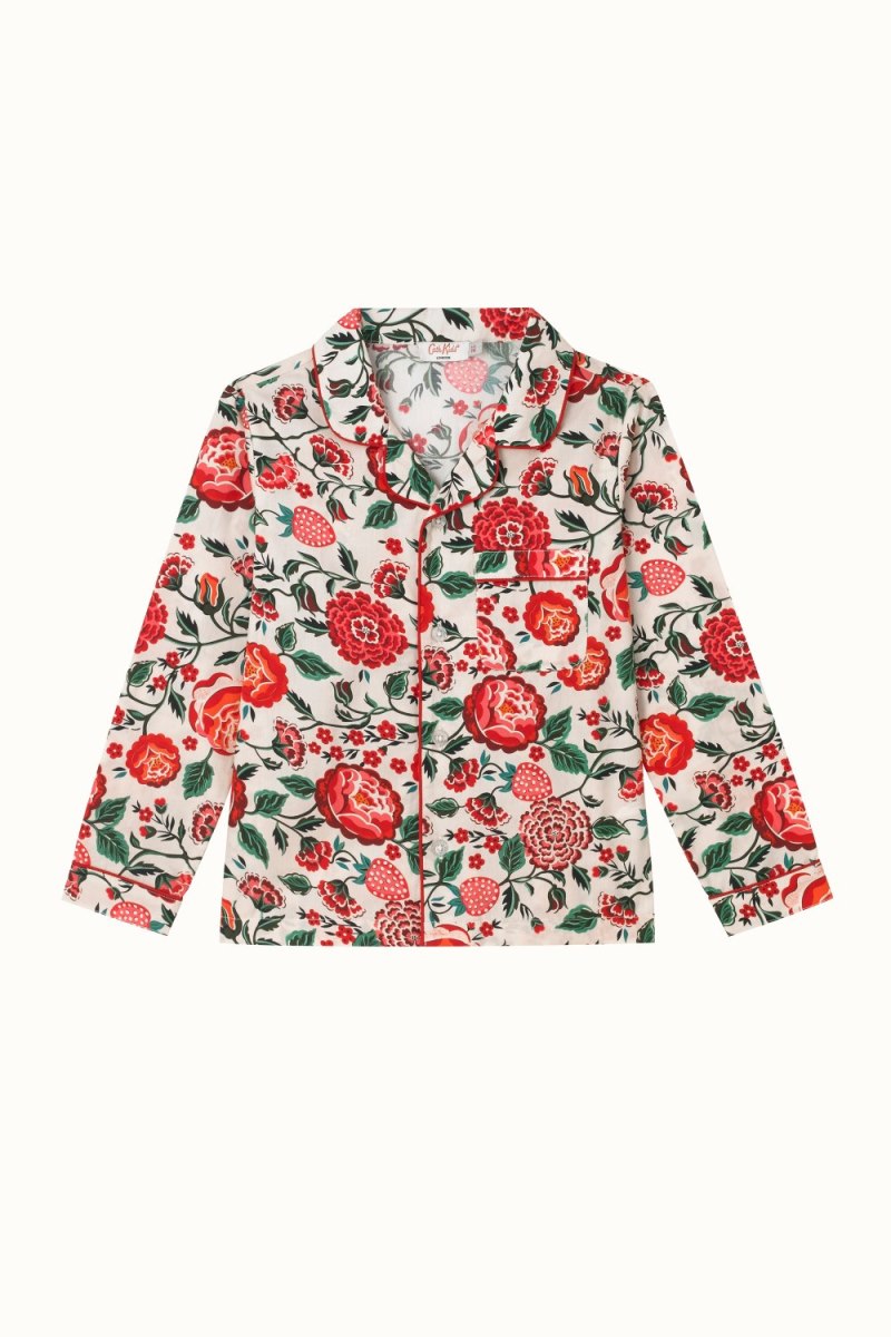 Strawberry Garden Long Sleeve Woven PJs (1-12 Years)