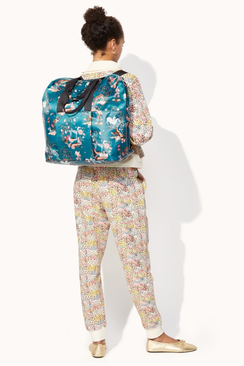 Painted Kingdom Recycled Satin Backpack Tote