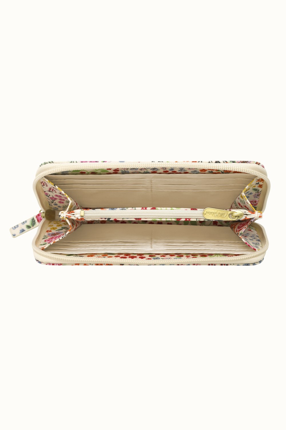 Artist Kingdom Ditsy Continental Zip Wallet