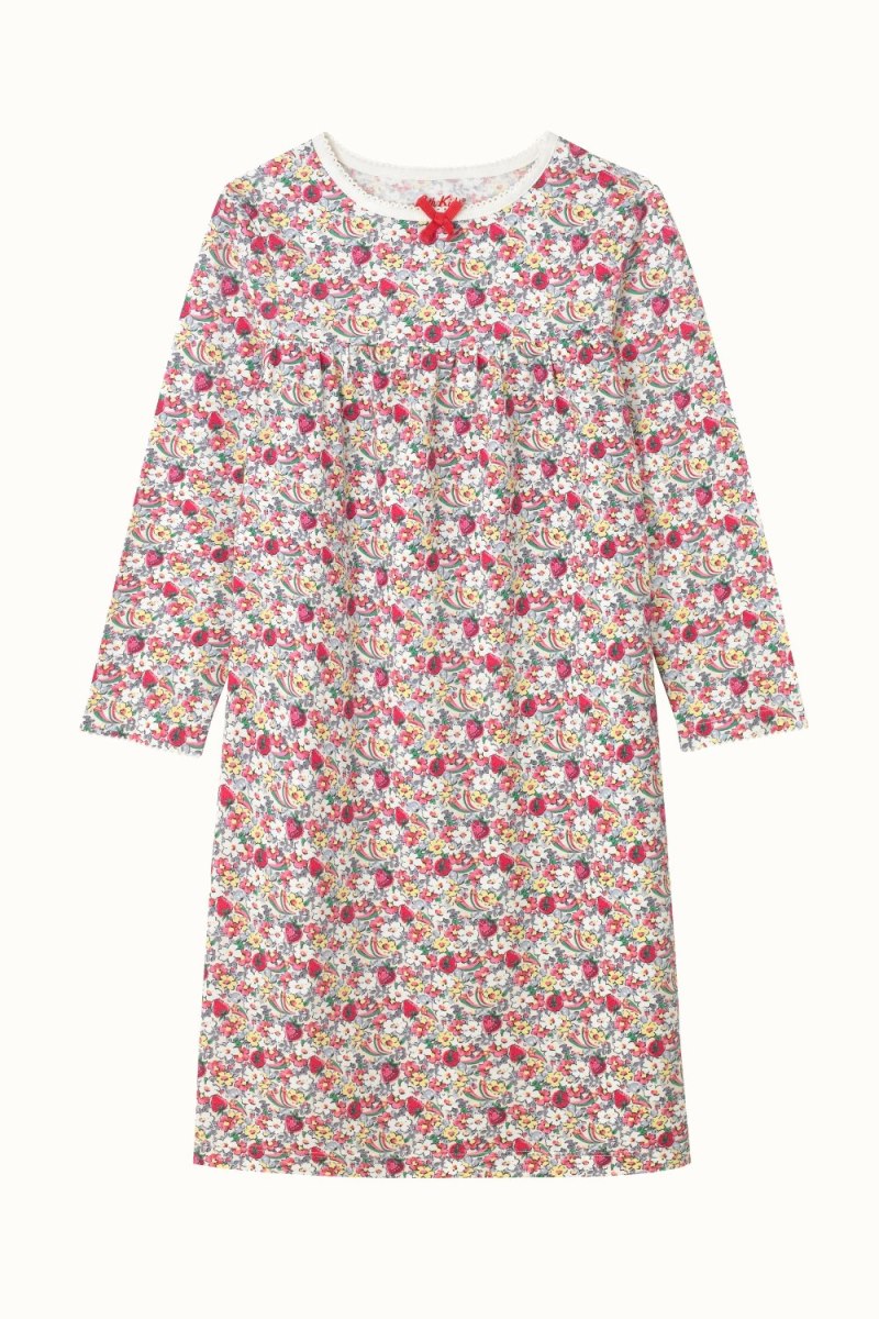 Self Care Ditsy Long Sleeve Jersey Nightie (2-12 Years)