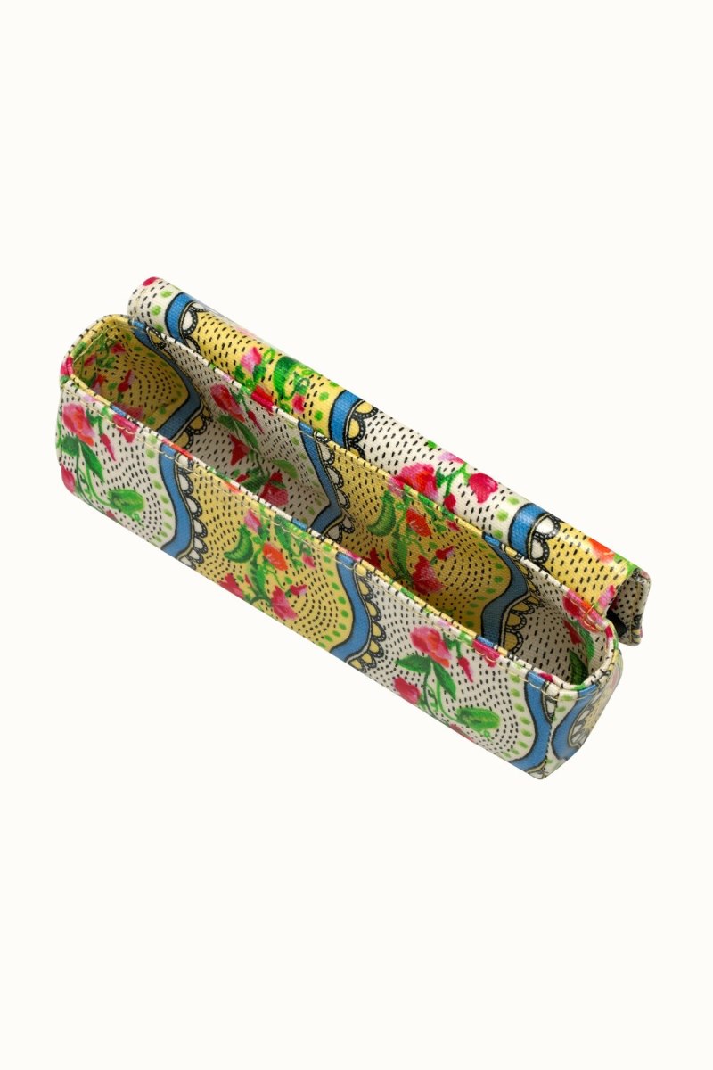 Sweet Pea Stripe Small Glasses Case