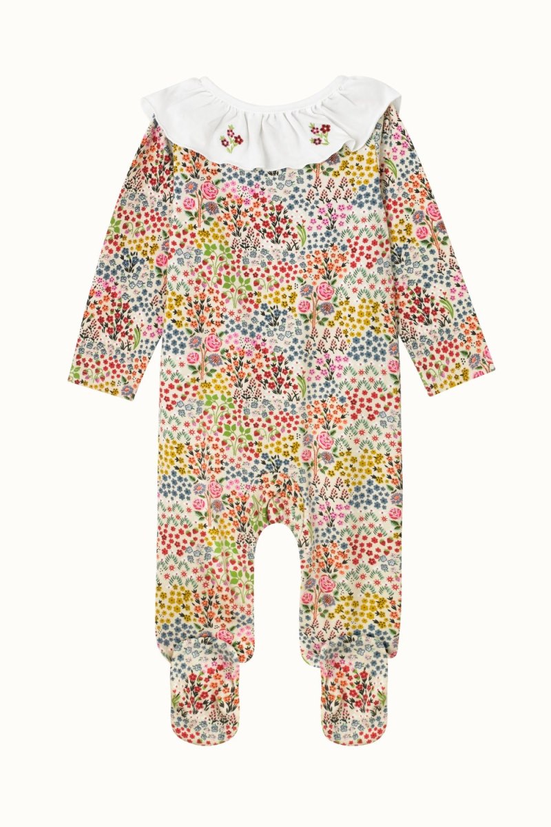 Artist Kingdom Ditsy Frill Collar Sleepsuit (0-24 Months)
